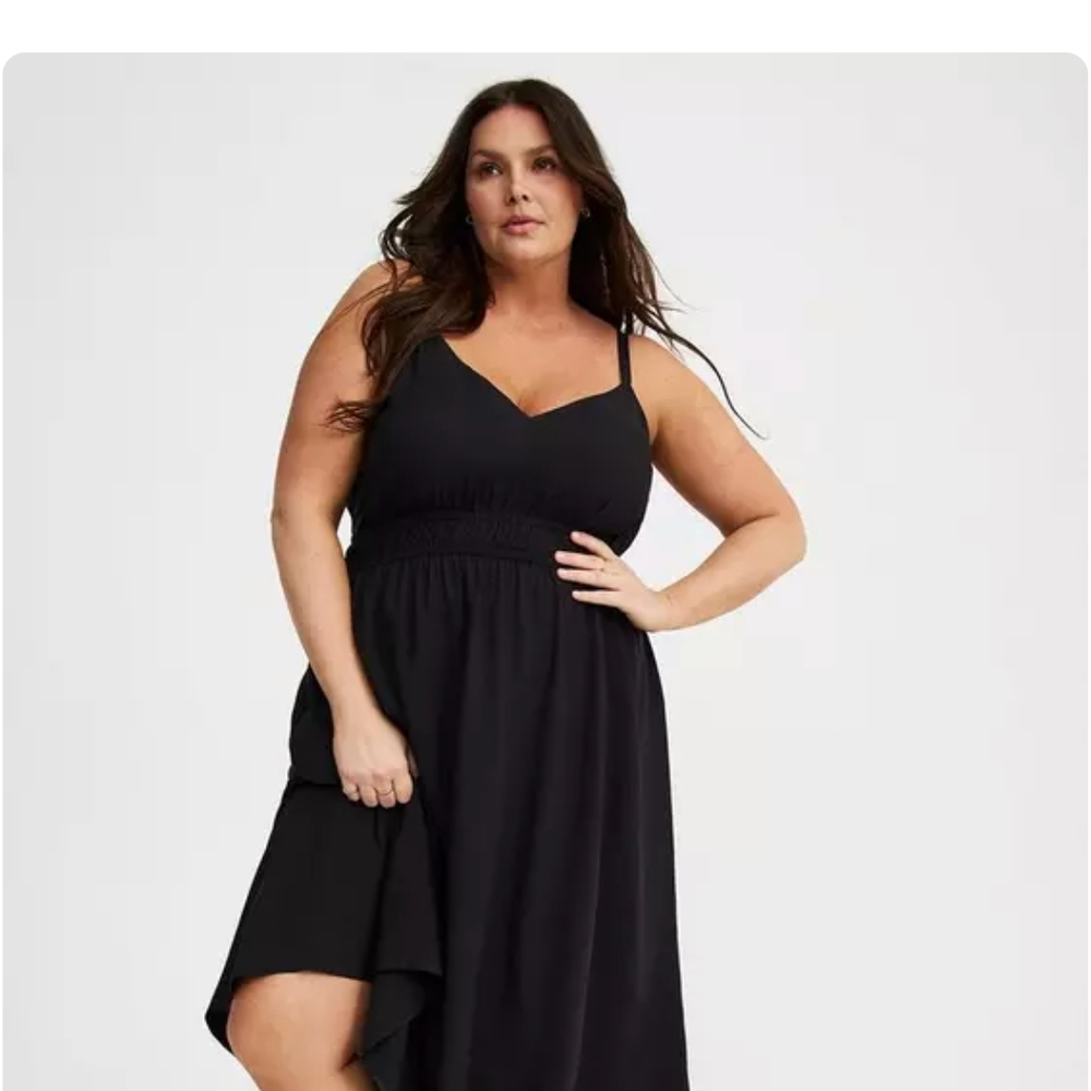 Torrid Black Midi Dress